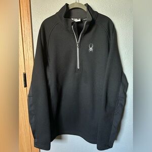 Spyder Black Quarter-Zip Pullover